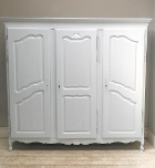 Vintage French 3 door armoire Louis XX